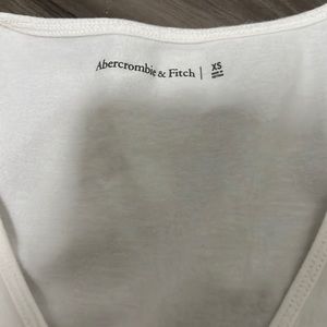 Abercrombie &fitch wrap short sleeve bodysuit size XS